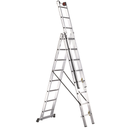 Svelt E3 SCE30040 teleskooppitikas 3 14 askelmaa 10 20 m alumiini 150 kg