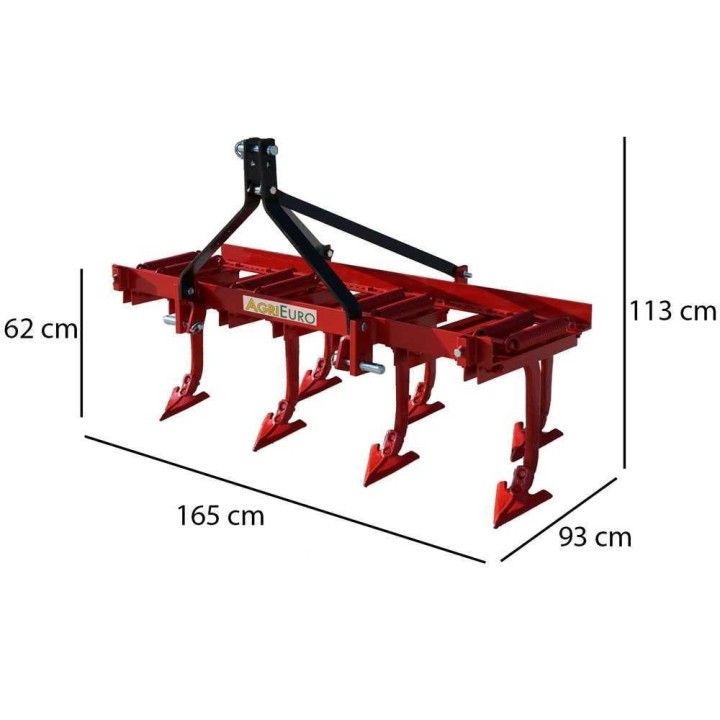 CM7-tilleri traktoriin, 170 cm, 7 piikkiä