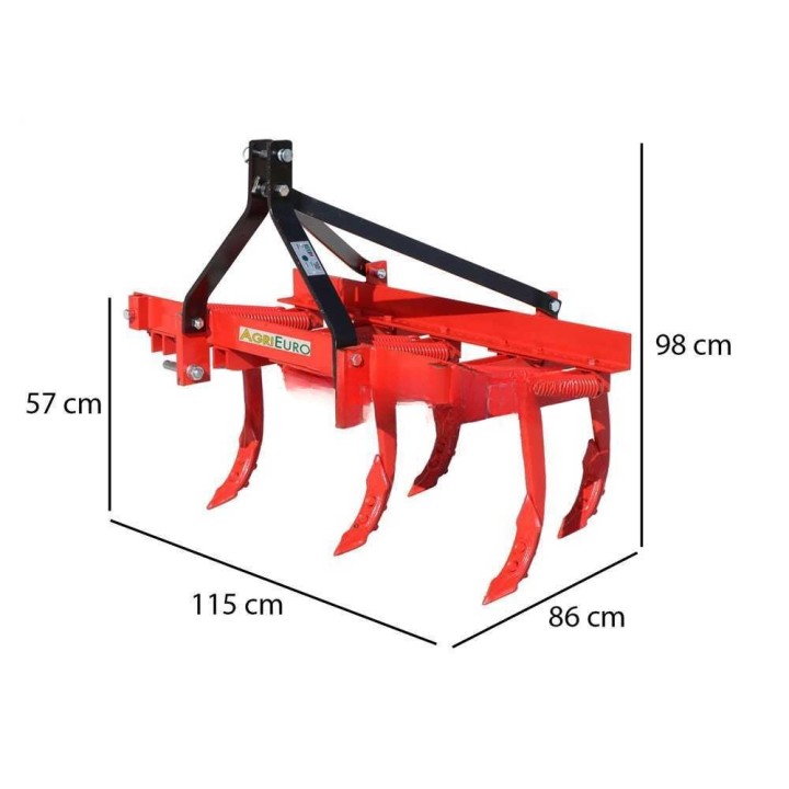 CML5 jousipiikkiäes traktoriin, 115 cm, 5 piikkiä