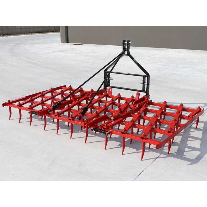 EPP50 raskaan sarjan kiinteähampainen äes, 50 hammasta, 250 cm