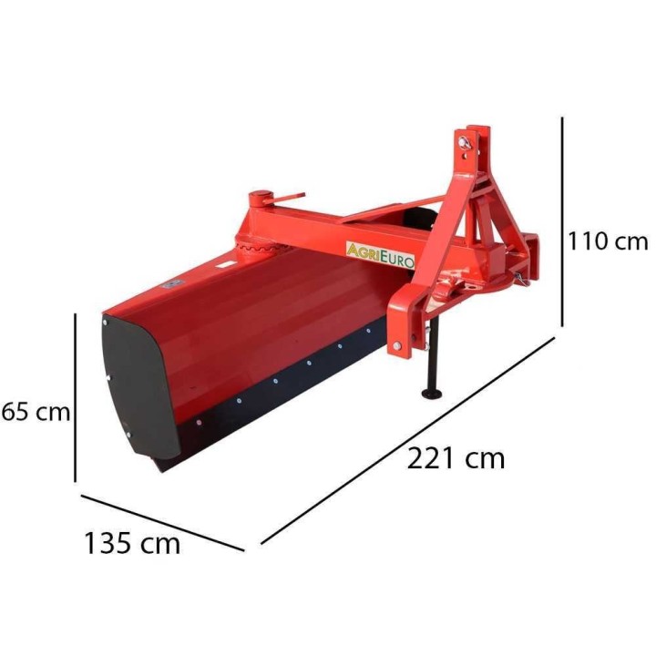 LLP220 tasauslana traktorille, 220 cm, raskas sarja