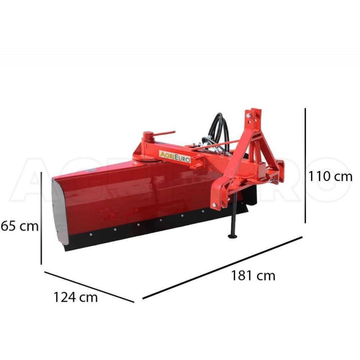 LLP180 hydraulinen tasauslana traktoriin, raskas sarja, 180 cm