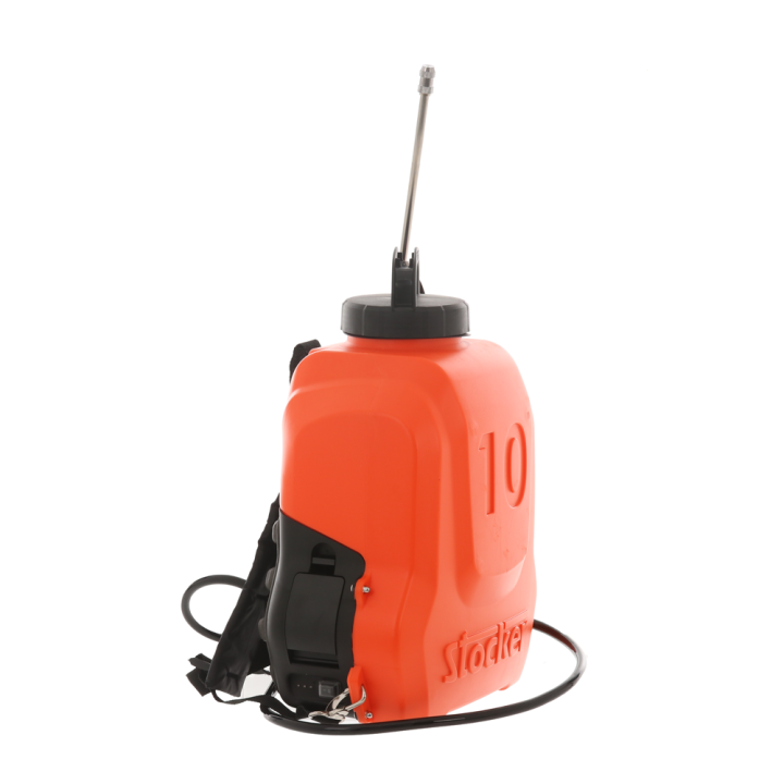Stocker 238 akkukäyttöinen selkäreppuruisku, 10 l, 12 V, 2,5 Ah