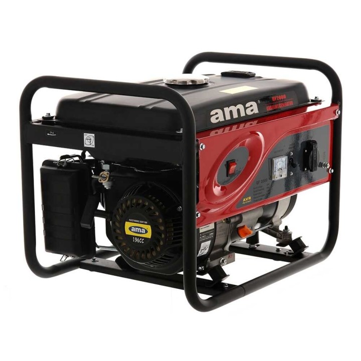 AMA QF2000 bensiinikäyttöinen generaattori, 2,2 kW, AVR, yksivaiheinen