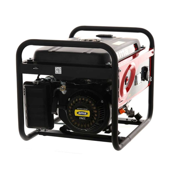 AMA QF2500 bensiinikäyttöinen generaattori, 2,8 kW, AVR, yksivaiheinen