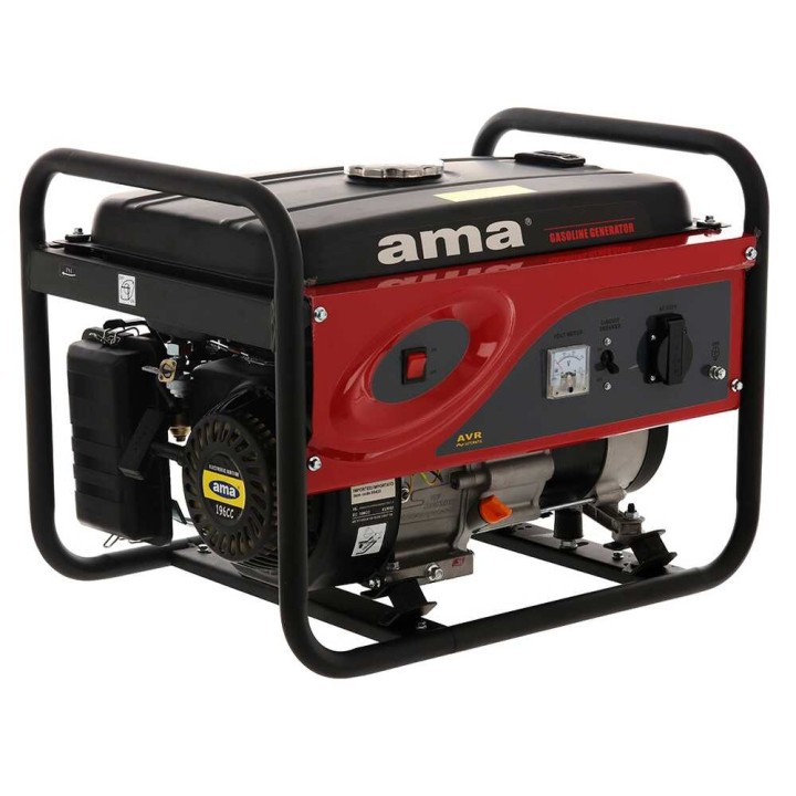AMA QF2500 bensiinikäyttöinen generaattori, 2,8 kW, AVR, yksivaiheinen