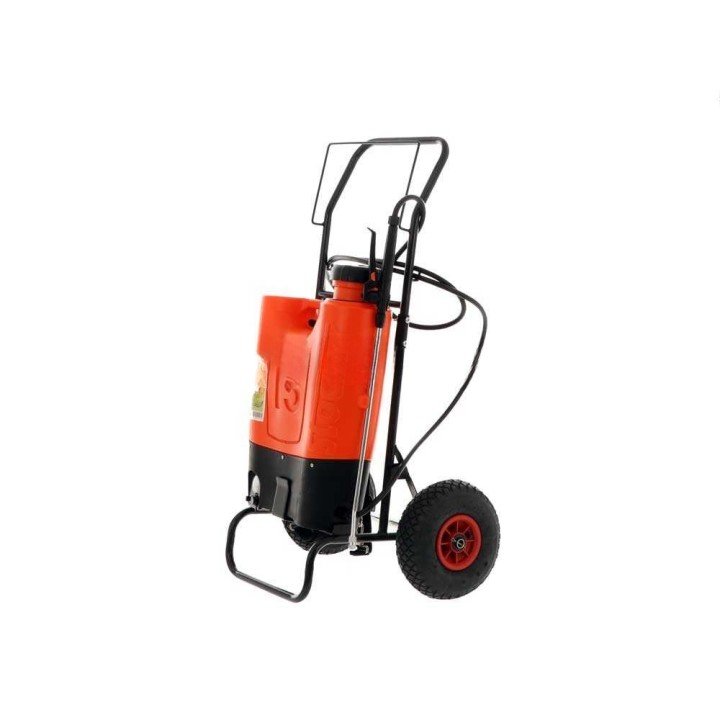 Stocker 1247 akkukäyttöinen selkäruisku trolley kärryllä 15 l 12 V 10 Ah