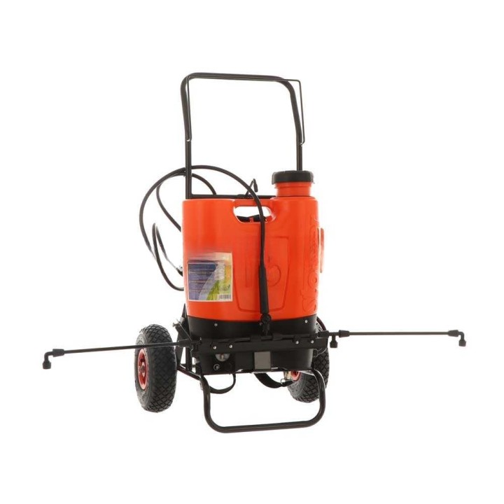 Stocker 1247 akkukäyttöinen selkäruisku trolley-kärryllä, 15 l, 12 V, 10 Ah