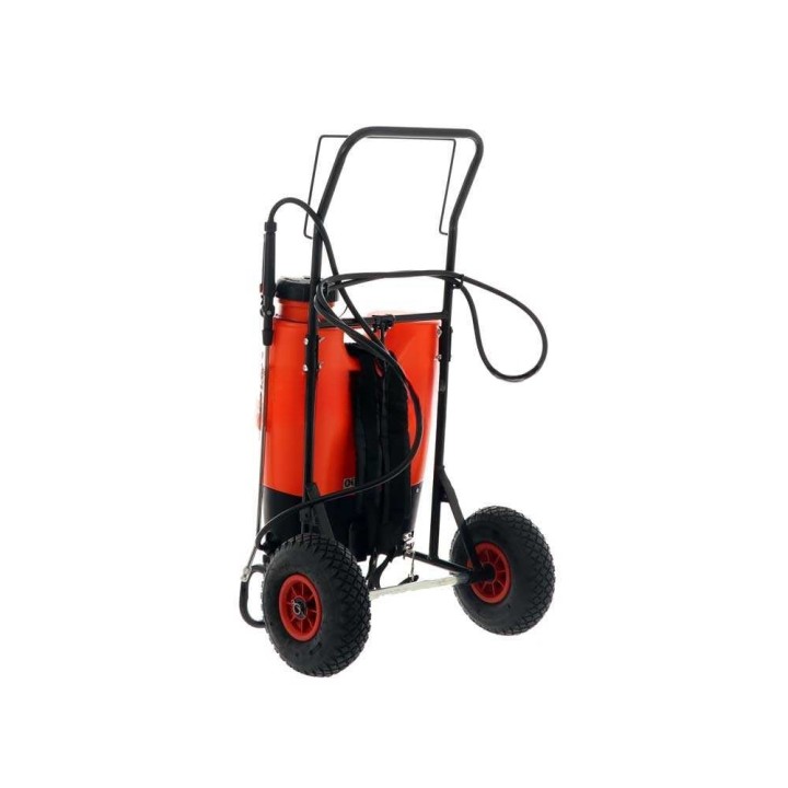 Stocker 1247 akkukäyttöinen selkäruisku trolley-kärryllä, 15 l, 12 V, 10 Ah