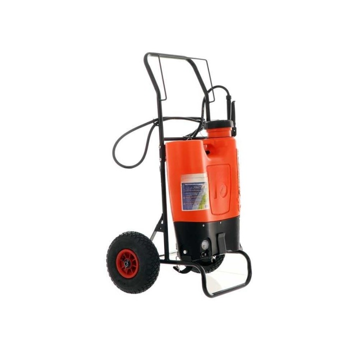 Stocker 1247 akkukäyttöinen selkäruisku trolley-kärryllä, 15 l, 12 V, 10 Ah