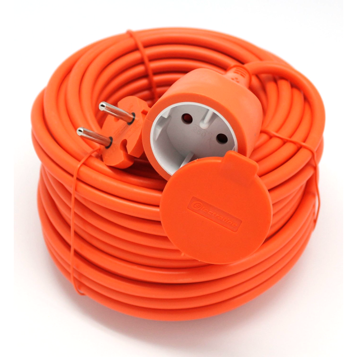 15 m sähköjohto pistorasian suojatulpalla 1 5 mm 16 A 230 V 3 200 W