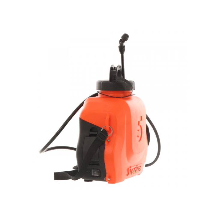 Stocker 230 akkukäyttöinen reppuruisku, 5 l, 12 V, 2,5 Ah, litiumakku