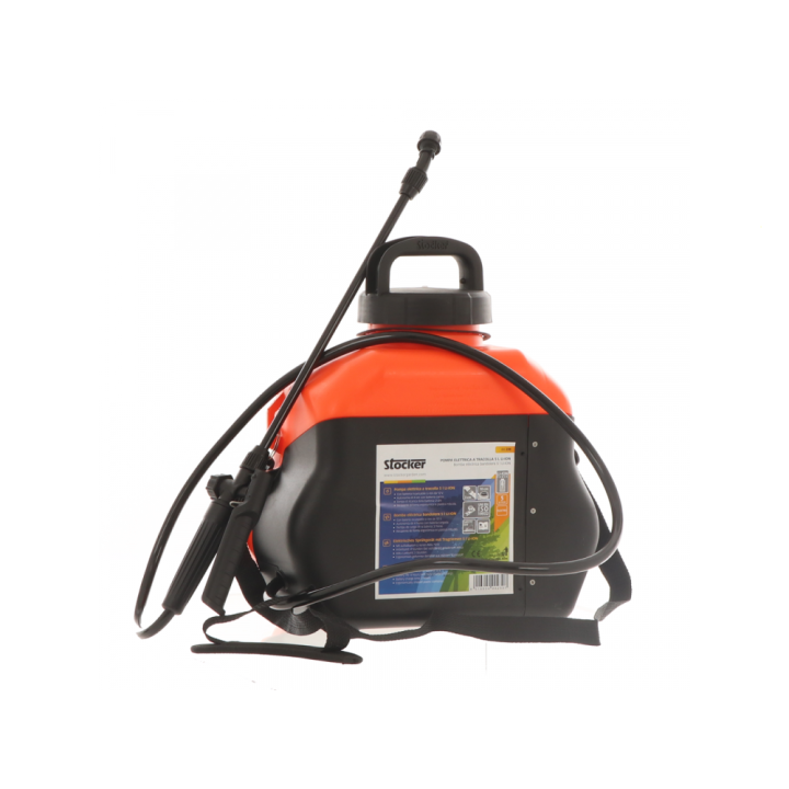 Stocker 230 akkukäyttöinen reppuruisku, 5 l, 12 V, 2,5 Ah, litiumakku