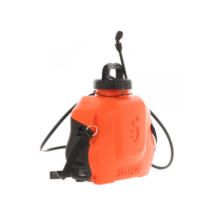 Stocker 230 akkukäyttöinen reppuruisku, 5 l, 12 V, 2,5 Ah, litiumakku
