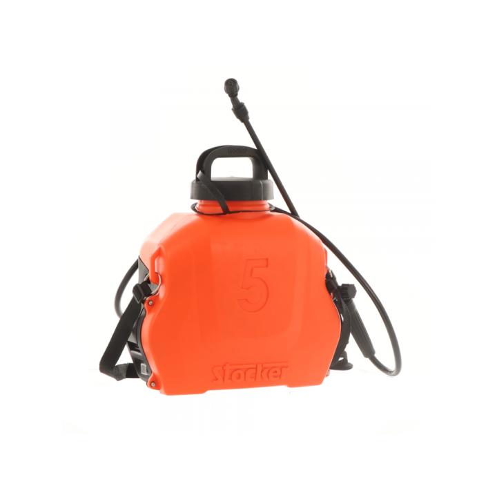 Stocker 230 akkukäyttöinen reppuruisku, 5 l, 12 V, 2,5 Ah, litiumakku