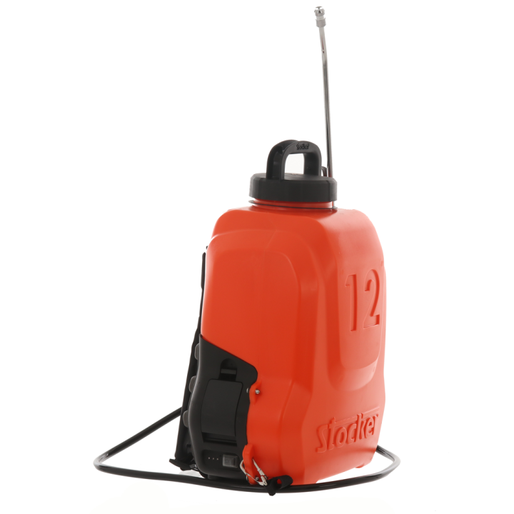 Stocker 235 akkukäyttöinen reppuruisku, 12 l, 5 bar, 12 V, 2,5 Ah