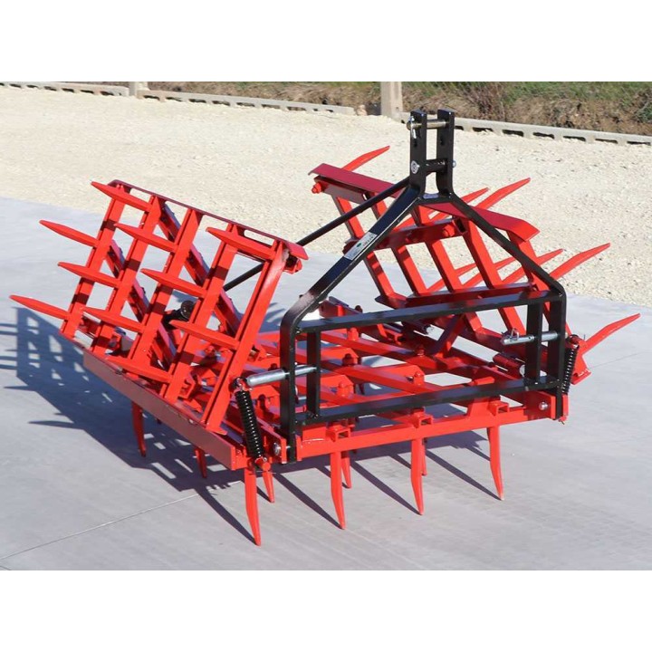 EPP40 kiinteähampainen traktoriäes, 40 hammasta, 200 cm, raskas sarja