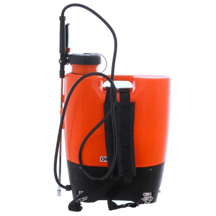Stocker 247 akkukäyttöinen reppuruisku, 15 l, 5 bar, 12 V 10 Ah