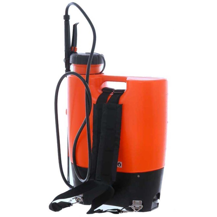 Stocker 247 akkukäyttöinen reppuruisku, 15 l, 5 bar, 12 V 10 Ah