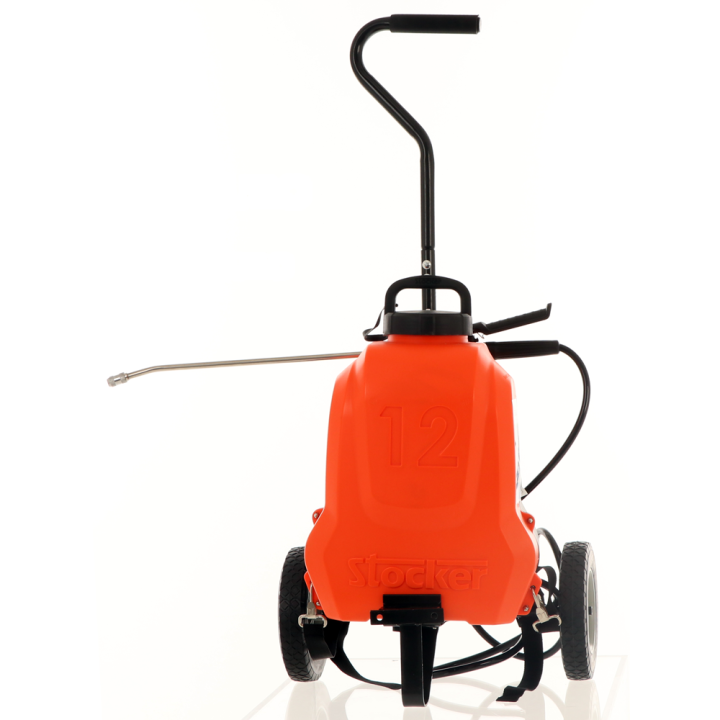 Stocker 1239 akkukäyttöinen reppuruisku, 12 l, 12 V, selkä- ja kuljetustoiminto