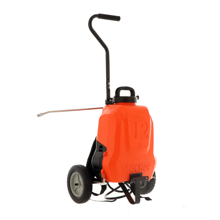 Stocker 1239 akkukäyttöinen reppuruisku, 12 l, 12 V, selkä- ja kuljetustoiminto