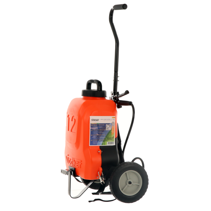 Stocker 1239 akkukäyttöinen reppuruisku, 12 l, 12 V, selkä- ja kuljetustoiminto