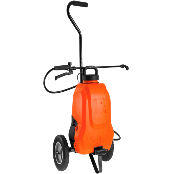 Stocker 1239 akkukäyttöinen reppuruisku, 12 l, 12 V, selkä- ja kuljetustoiminto