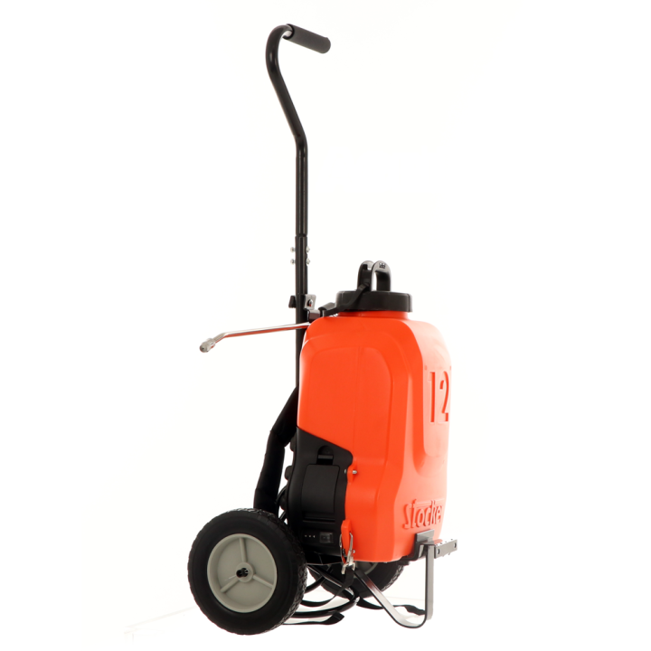 Stocker 1239 akkukäyttöinen reppuruisku, 12 l, 12 V, selkä- ja kuljetustoiminto
