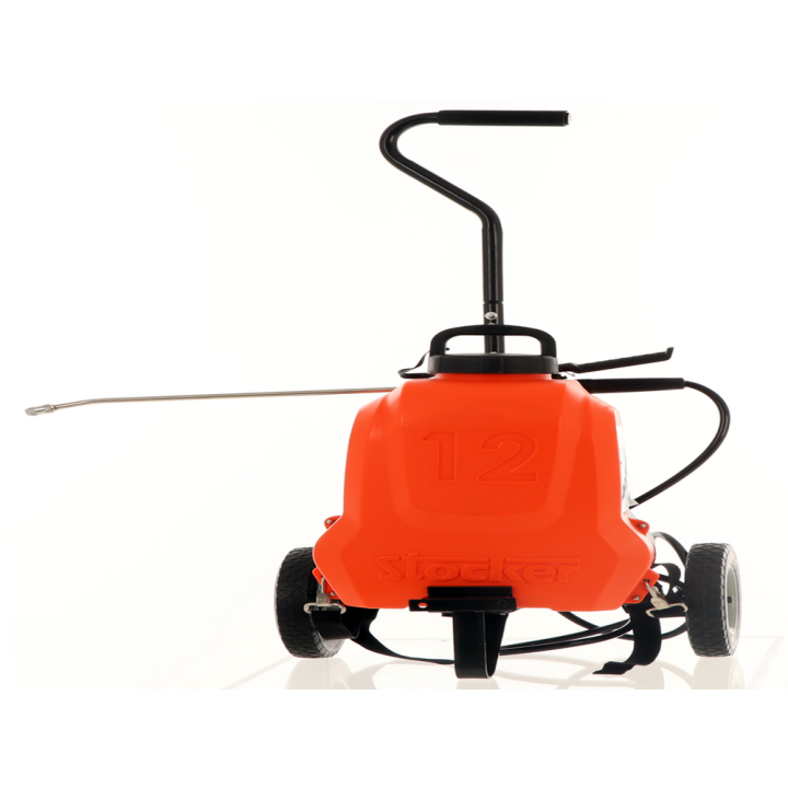 Stocker 1239 akkukäyttöinen reppuruisku, 12 l, 12 V, selkä- ja kuljetustoiminto