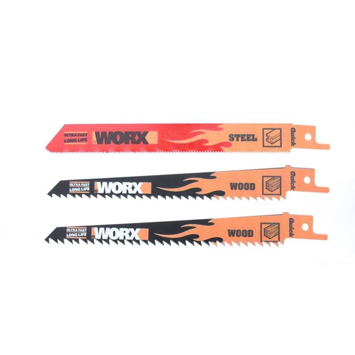 Worx WG894E.9 akkukäyttöinen pistosaha, 20 V, 3 terää, ilman akkua ja laturia
