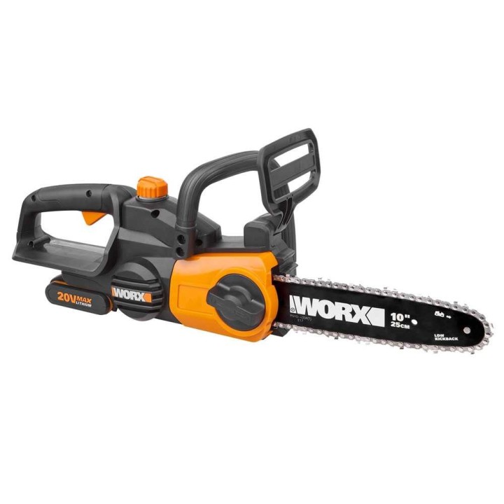 WORX WG322E.9 akkumoottorisaha, 20 V, 25 cm, ilman akkua ja laturia