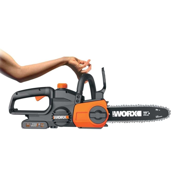 WORX WG322E.9 akkumoottorisaha, 20 V, 25 cm, ilman akkua ja laturia