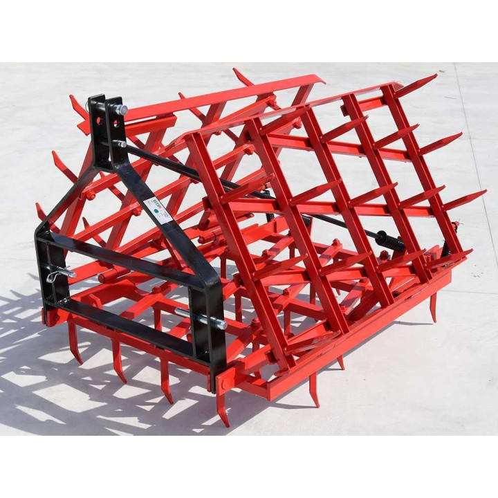 EPM50 keskisarjan hammaskarhi traktoriin, 50 hammasta, 250 cm