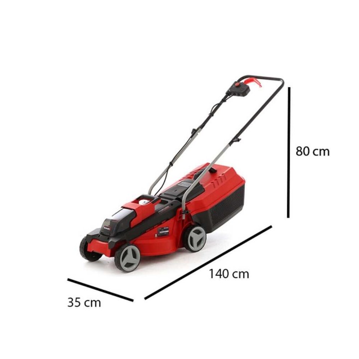 Einhell GE-EM 18/30 Li -akkuruohonleikkuri, 18 V, 3 Ah, keruusäiliö