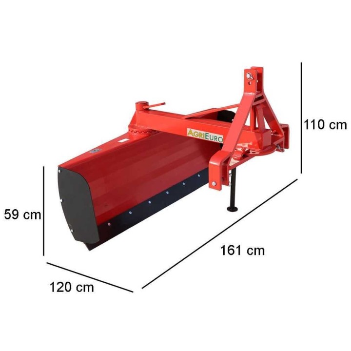 LLP160 tasauslana traktoriin, 160 cm, raskas sarja