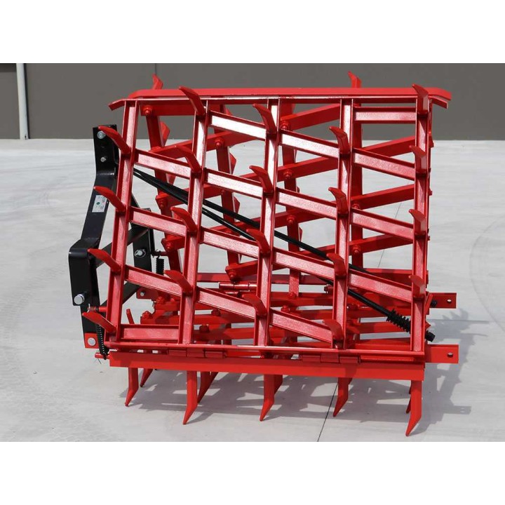 EPPR60 raskaan sarjan hammaskarhi traktoriin, 60 hammasta, 300 cm