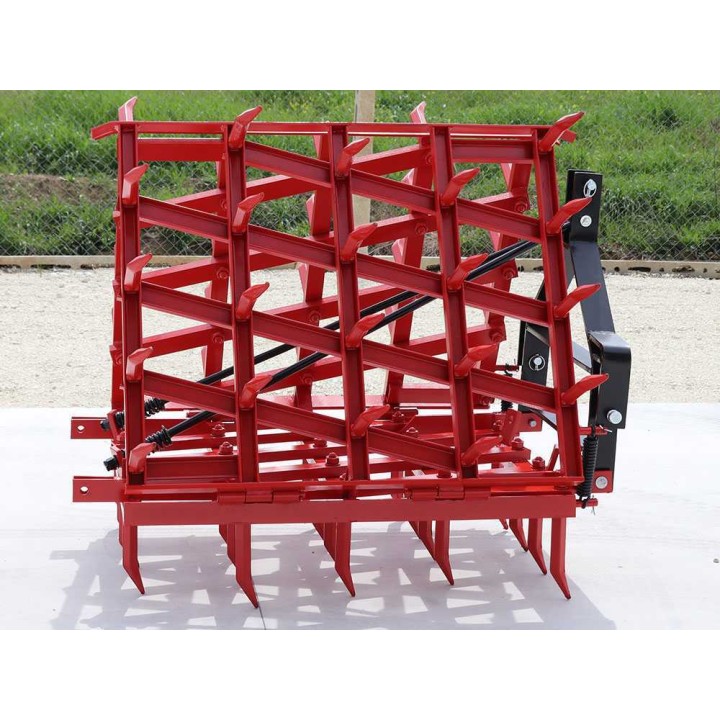 EPPR60 raskaan sarjan hammaskarhi traktoriin, 60 hammasta, 300 cm