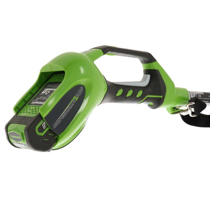 Greenworks G40P akkukäyttöinen pensasleikkuri ja oksasaha, 40 V, 2 Ah