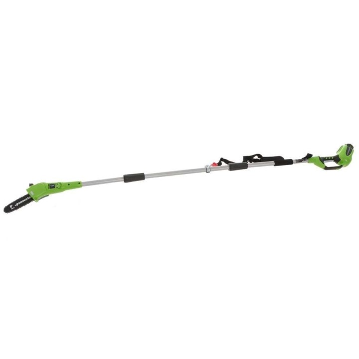 Greenworks G40P akkukäyttöinen pensasleikkuri ja oksasaha, 40 V, 2 Ah