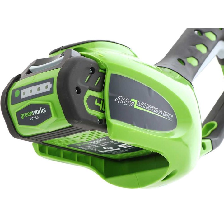Greenworks G40P akkukäyttöinen pensasleikkuri ja oksasaha, 40 V, 2 Ah