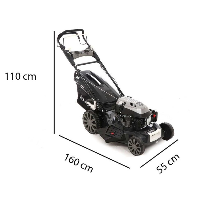 Blackstone SP530 Deluxe 4-in-1-bensiiniruohonleikkuri, 53 cm, 6,5 HP, takaveto