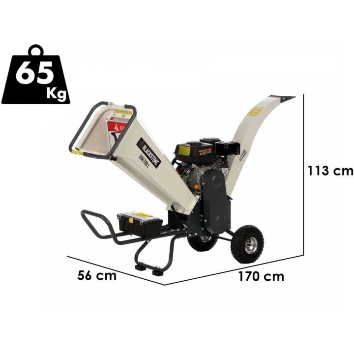 BlackStone GBK-700 L -biomurskain, Loncin 7 HP, 65 mm