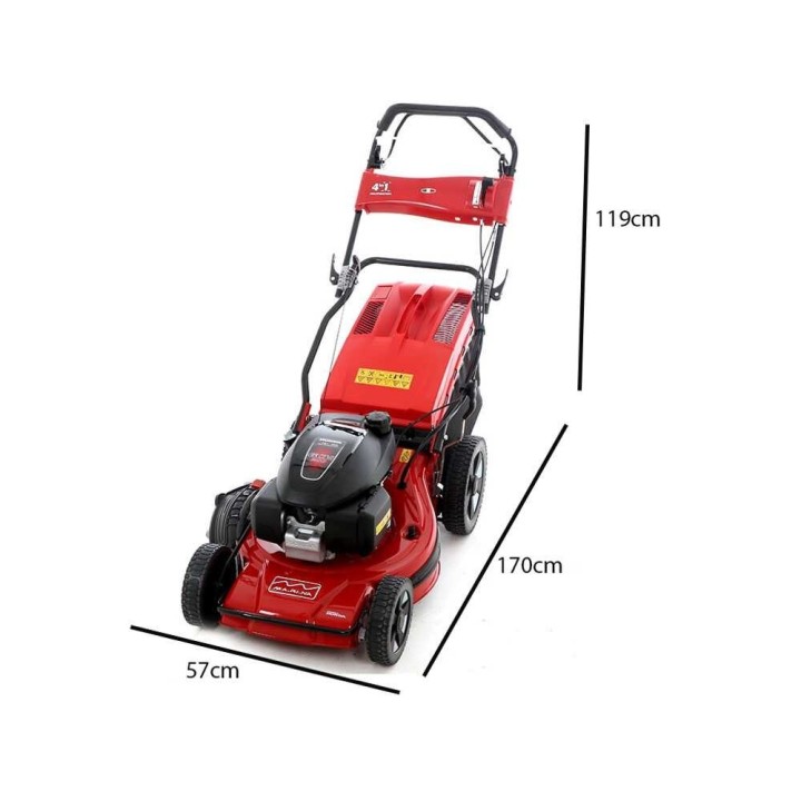 Marina Systems 55 SH 3V 4-in-1 -ruohonleikkuri, Honda GCVX 200, takaveto