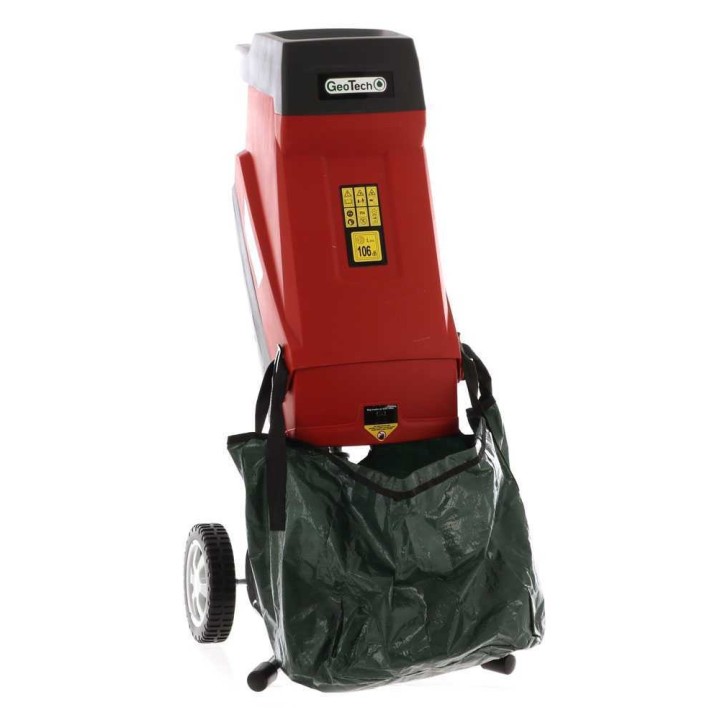 GeoTech ES 2450 BLADES sähköoksasilppuri, 2 400 W, 230 V, oksille 45 mm asti