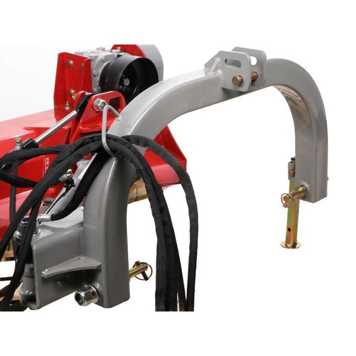 GeoTech Pro AMF165 sivuvarsikäyttöinen reunamurskain traktoriin, 165 cm, 40–45 HP