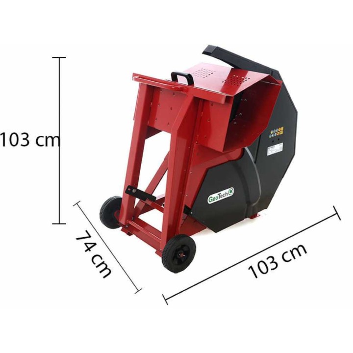 GeoTech SA 700-T klapisähkösaha, 5 000 W, 400 V, 700 mm