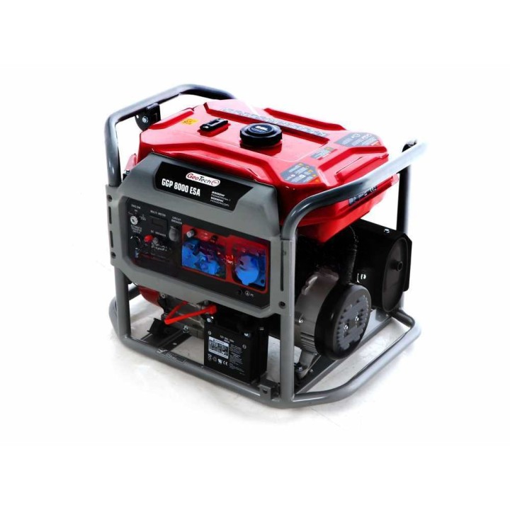 GeoTech Pro GGP 8000 ESA bensiinikäyttöinen generaattori, 6 kW, 230 V, ATS ja AVR