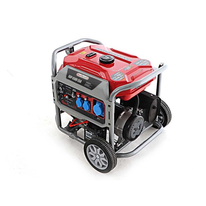 GeoTech Pro GGP 6500 ESA -bensiinigeneraattori, 5,4 kW, AVR, sähkökäynnistys