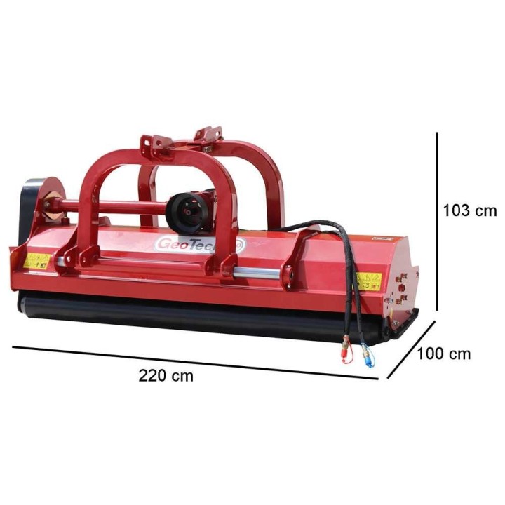 GeoTech Pro RMF200 reversiibeli traktorimurskain, 200 cm