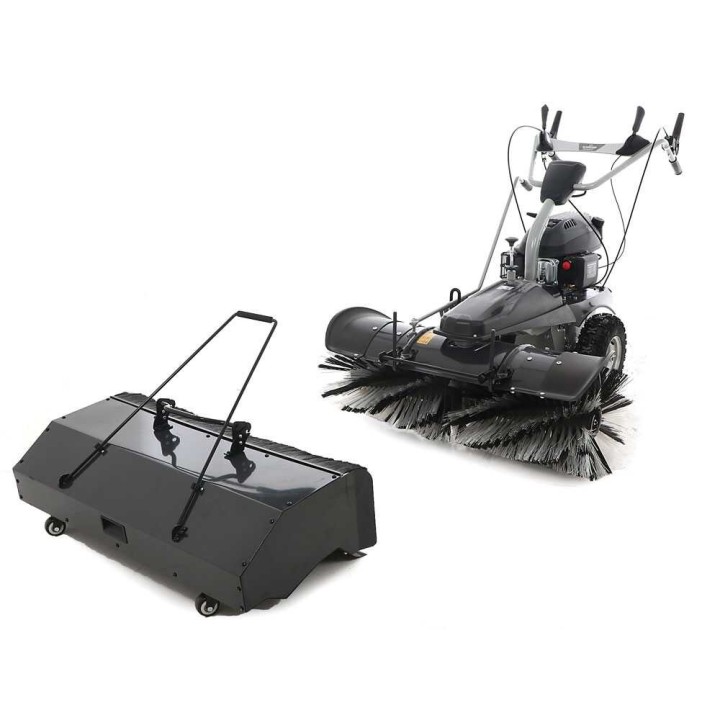 Blackstone GS100V-C bensiinikäyttöinen lakaisukone, 100 cm:n harja, keräyslaatikko